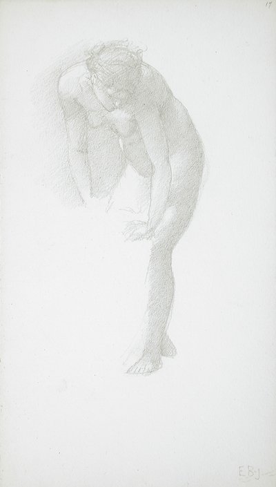 Nu feminino curvado de Edward Burne-Jones