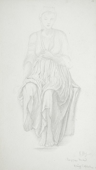 Mulher Sentada de Edward Burne-Jones