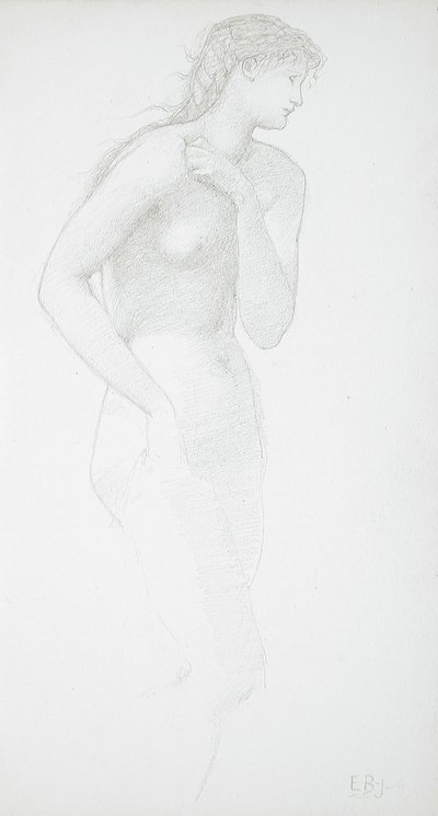 Nu feminino em pé de Edward Burne-Jones
