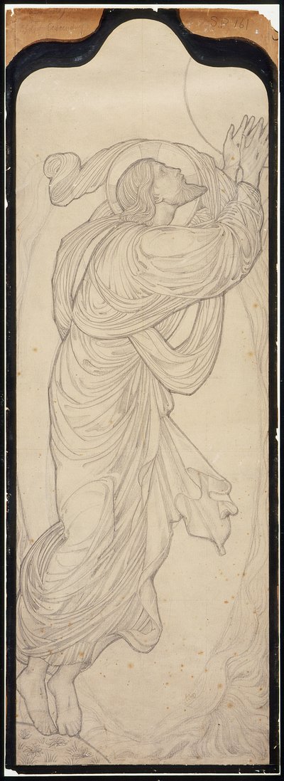 Estudo de Cristo para «A Ascensão» de Edward Burne-Jones