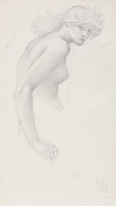 Estudo de uma Figura Feminina de Edward Burne-Jones