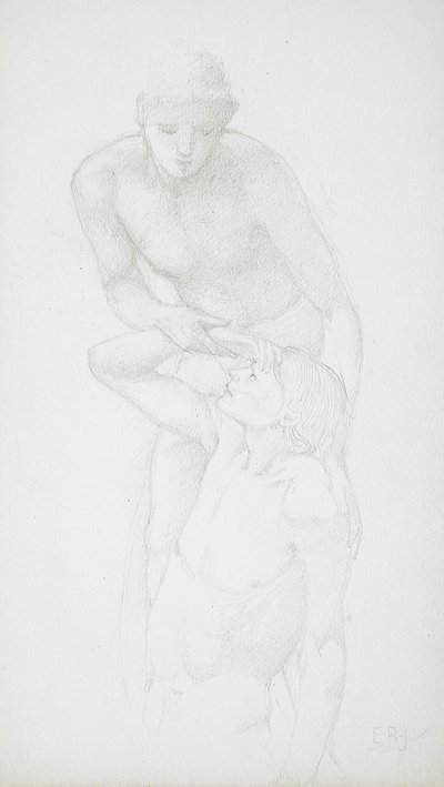 Dois nus masculinos de Edward Burne-Jones