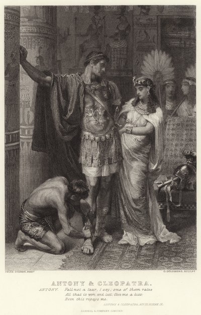 Antônio e Cleópatra, Antônio e Cleópatra, Ato III, Cena IX de Edward Burne Jones