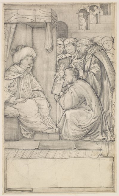 O Conto do Homem de Leis de Chaucer - Conceção de Edward Burne Jones