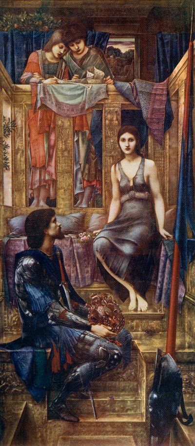 Rei Cophetua e a Mendigo Maid, 1884, 1912. de Edward Burne Jones