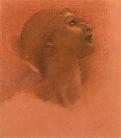 Estudo para &39;Esperança&39; de Edward Burne Jones