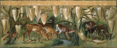 Estudo para as Tapeçarias do Santo Graal de Edward Burne Jones