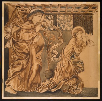 A Anunciação de Edward Burne Jones