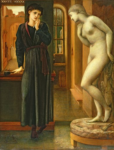 The Hand Refrains, da série &39;Pigmalião e a Imagem&39;, 1868-70 de Edward Burne Jones