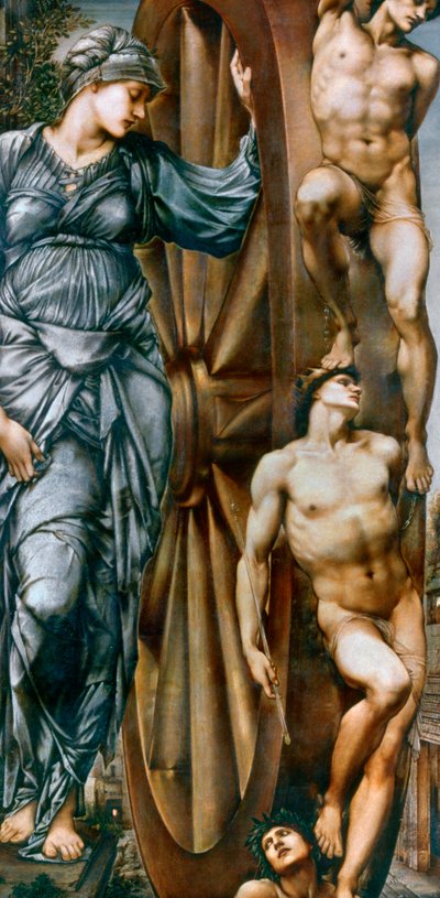 A roda da fortuna, 1875-1883 de Edward Burne Jones