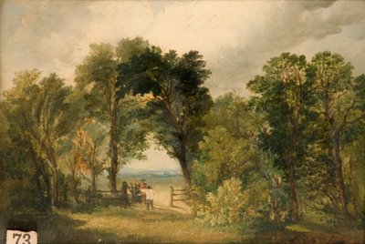 Uma clareira da floresta de Edward Calvert