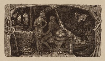 Idílio de interior de Edward Calvert
