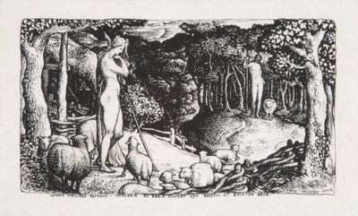 Vida pastoral ideal, 1829 de Edward Calvert