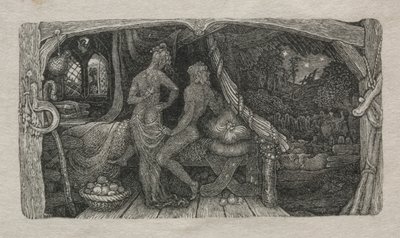 O Idílio da Câmara, 1829. de Edward Calvert