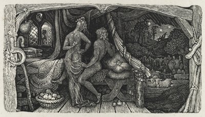 O Idílio da Câmara, 1831. de Edward Calvert