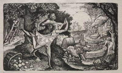 The Cyder Feast: Uma Visão de Alegria e Ação de Graças de Edward Calvert