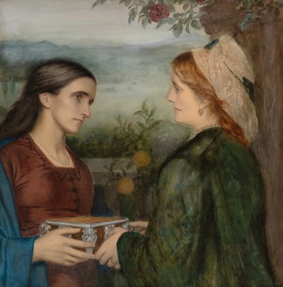 O presente (aguarela) de Edward Clifford