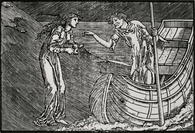 taxa de Charon de Edward Coley (after) Burne Jones