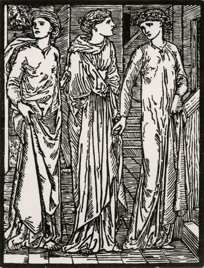 Primeira Visita das Irmãs de Edward Coley (after) Burne Jones