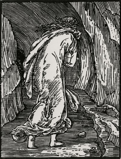 Indo para o Inferno de Edward Coley (after) Burne Jones