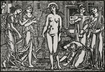 O Tribunal de Vénus de Edward Coley (after) Burne Jones