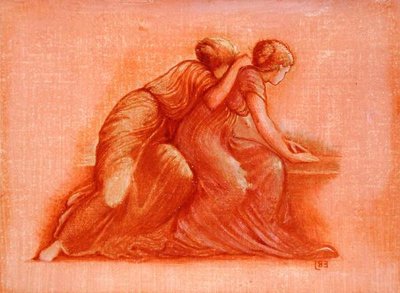 Números em uma Varanda de Edward Coley Burne Jones