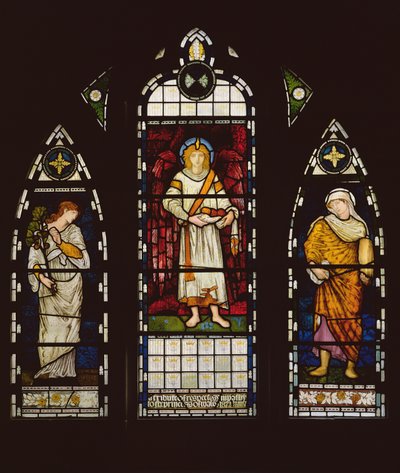 Dorothea e Theophilus, c.1861-62 de Edward Burne Jones
