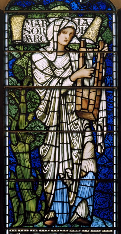 Edimburgo, Catedral St Giles, Morris & Co., Edward Burne-Jones, Maria, 1886 de Edward Burne Jones