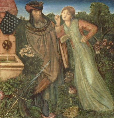 Rei Marcos e a Belle Iseult, 1862 de Edward Burne Jones