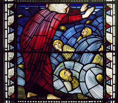 Kirkcaldy Old Kirk, Morris & Co., Edward Burne-Jones, A Passagem do Mar Vermelho, 1886 de Edward Burne Jones