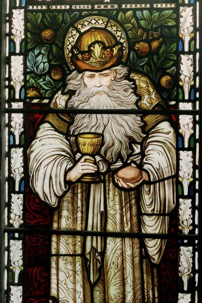 Melquisedeque, rei de Salém, 1876 (vitral) de Edward Burne Jones