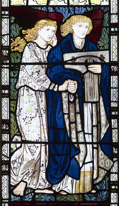 Musikalischer Engel, 1865 von Edward Burne Jones