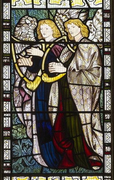 Anjos Musicais, 1865 de Edward Burne Jones