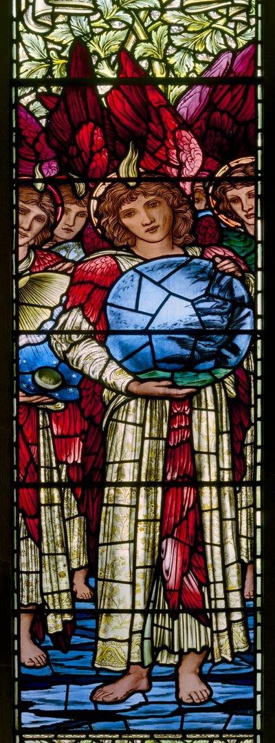 Oxford Harris Manchester College, Morris & Co., Edward Burne-Jones, The Days Of Creation de Edward Coley Burne Jones