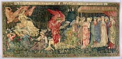 Passagem de Vênus, projetada em 1901 e tecida em 1926 (tapeçaria de lã, seda e linho) de Edward Burne Jones