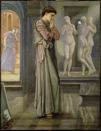 Pigmalião e a imagem: o coração deseja, 1868 de Edward Burne Jones