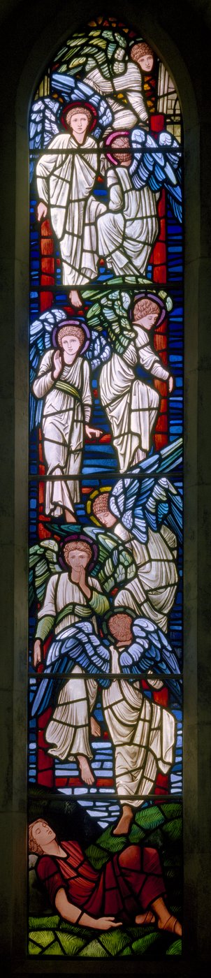 Rottingdean, Santa Margarida, Morris & Co., Edward Burne-Jones, Jacobs Dream, 1897 de Edward Burne Jones