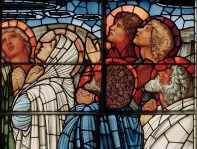 A janela da ascensão, detalhe, 1885 (vitral) de Edward Burne Jones