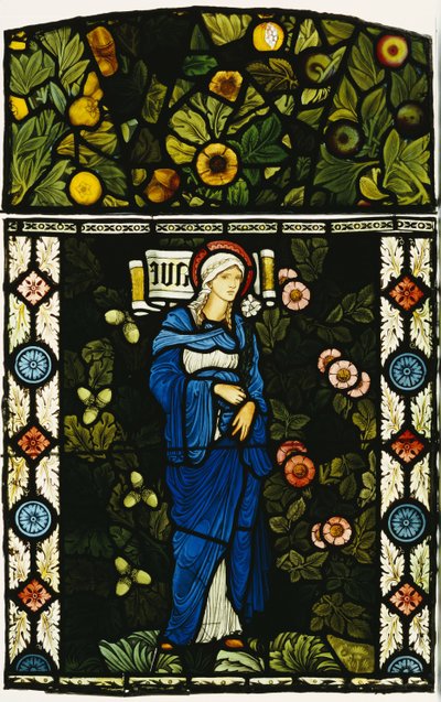 A bem-aventurada Virgem Maria, Morris & Co. de Edward Burne Jones