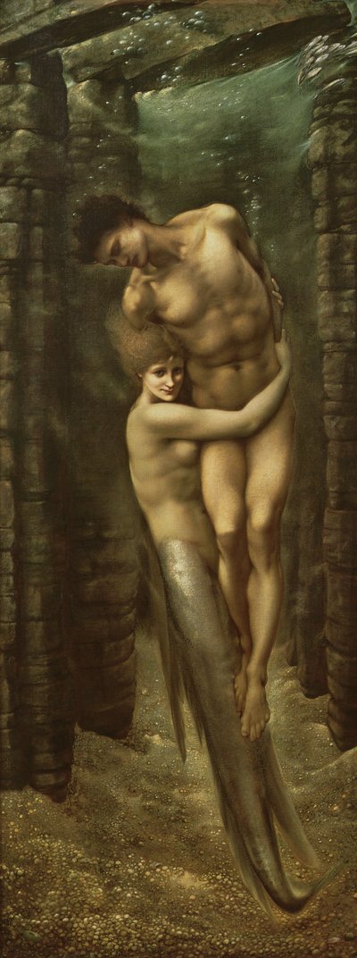 As profundezas do mar, 1886 de Edward Burne Jones