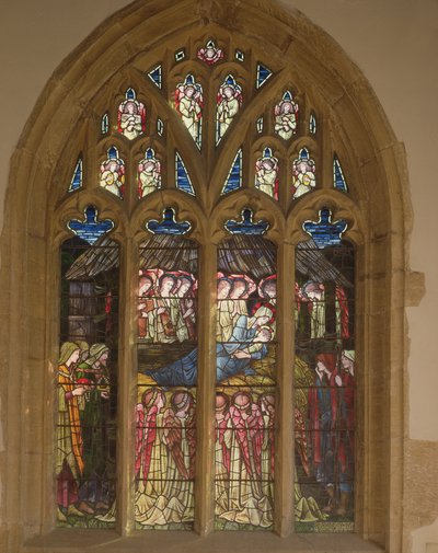 A Natividade, 1862 de Edward Burne Jones
