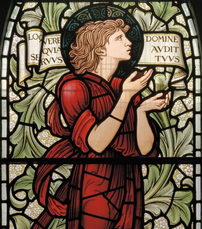 Wilden, Todos os Santos, Morris & Co., Edward Burne-Jones, John Henry Dearle (1859-1932), Samuel, detalhe, 1902-1914, Louisa, Alfred, Os Baldwins, Primeiro Ministro, Metodista, Worcestershire, Artes e Ofícios, de Edward Coley and Dearle Burne Jones
