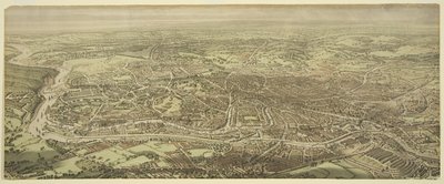 Vista de Bristol para os olhos de um pássaro de Edward Colston Lavars