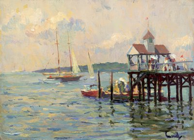 Pontão no lago de Edward Cucuel