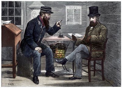 O Homem dos Sinais por Charles Dickens de Edward Dalziel