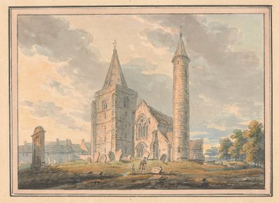 Catedral de Brechin e torre redonda, Forfarshire, Escócia de Edward Dayes