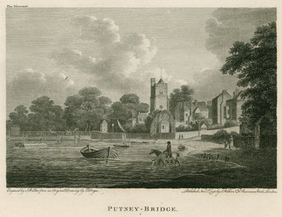 Ponte de Putney, em Londres de Edward Dayes