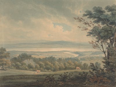 O Encontro dos Rios Severn e Wye, perto de Chepstow de Edward Dayes