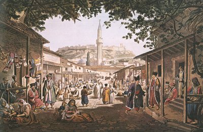 Grego: O Bazar de Atenas de Edward Dodwell