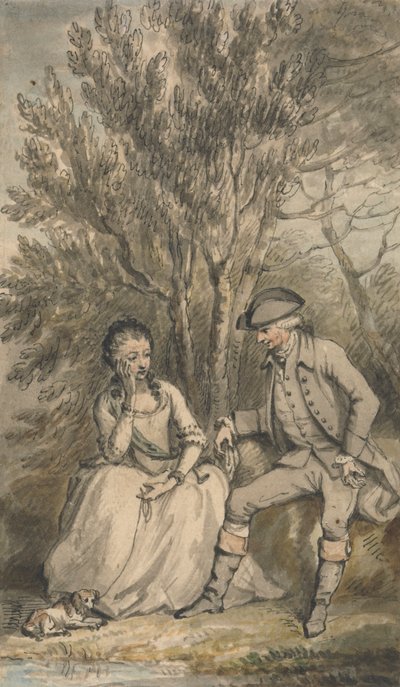 Ilustração para uma Viagem Sentimental: Episódio: Maria e o seu cão Sylvia de Edward Edwards